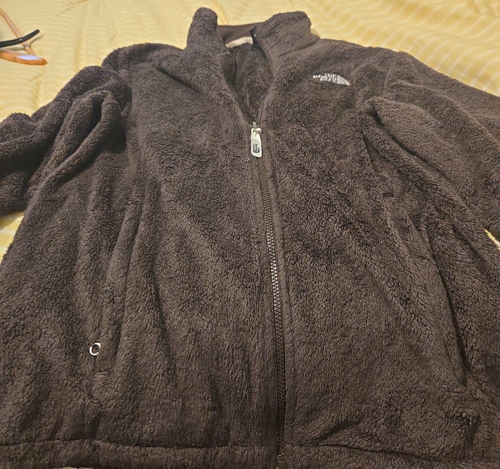 The North Face Brown Plush Full-Zip Fleece Jacket